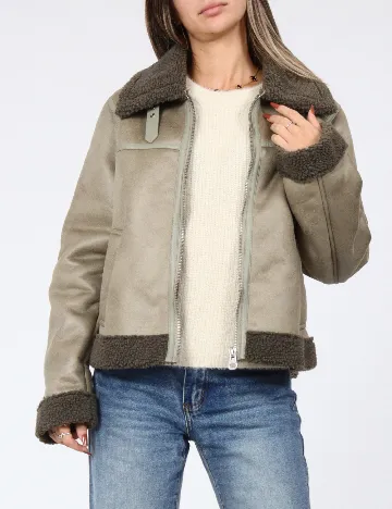 Jacheta Vero Moda, verde Verde