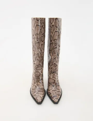 Cizme Reserved, imprimeu sarpe Animal print