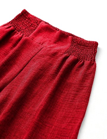 Pantaloni SHEIN, rosu