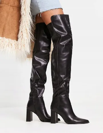 Cizme Stradivarius, negru Negru