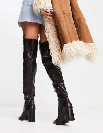 Cizme Stradivarius, negru