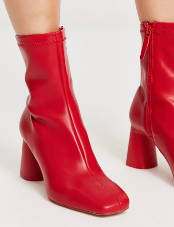 Botine Stradivarius, rosu