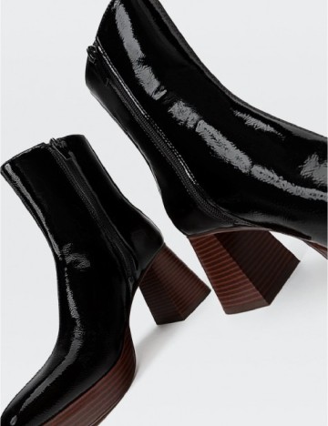 Botine Stradivarius, negru