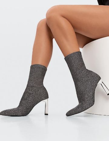 Botine Stradivarius, gri