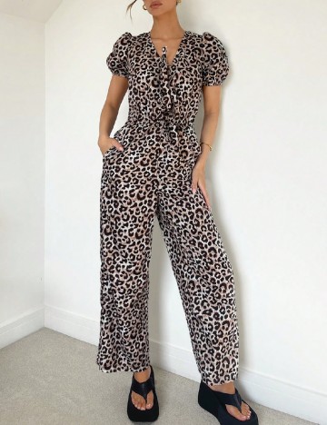 Salopeta SHEIN, animal print
