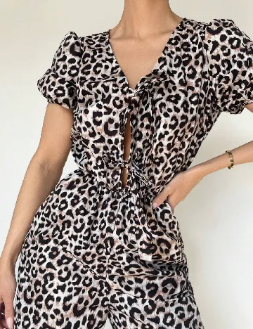 Salopeta SHEIN, animal print Animal print