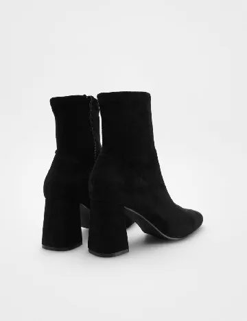 Botine Reserved, negru Negru