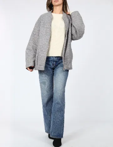 Jacheta Vero Moda, gri Gri
