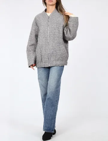 Jacheta Vero Moda, gri Gri