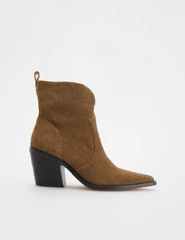 Botine Reserved, maro Maro