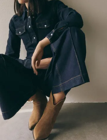 Botine Reserved, maro Maro