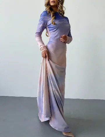 Rochie lunga SHEIN, crem/mov Mov