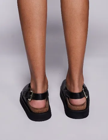 Saboti Walk London, negru Negru