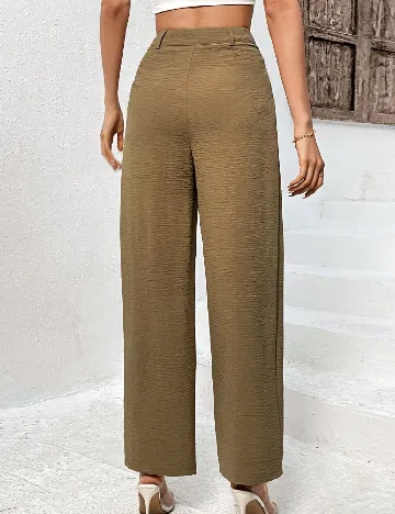 Pantaloni SHEIN, maro deschis Maro