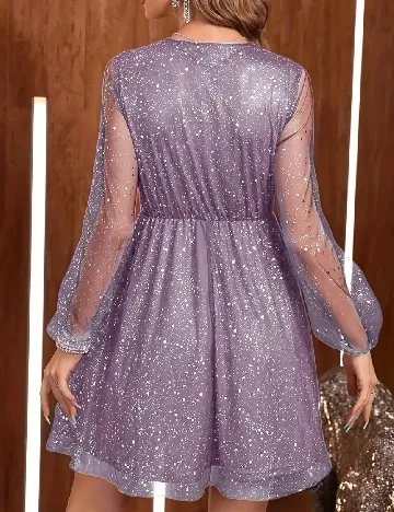 Rochie scurta SHEIN, mov Mov