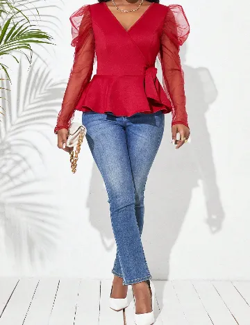 Bluza SHEIN, rosu Rosu