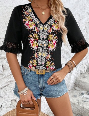 Bluza SHEIN, negru