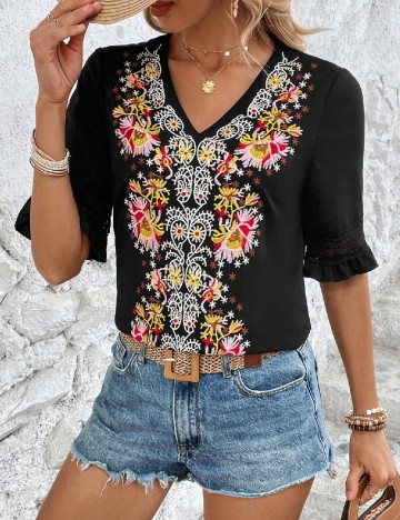 Bluza SHEIN, negru