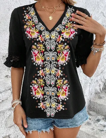 Bluza SHEIN, negru Negru
