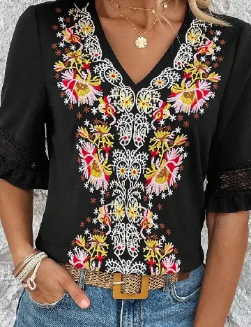 Bluza SHEIN, negru Negru