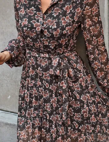 Rochie scurta SHEIN, maro Maro