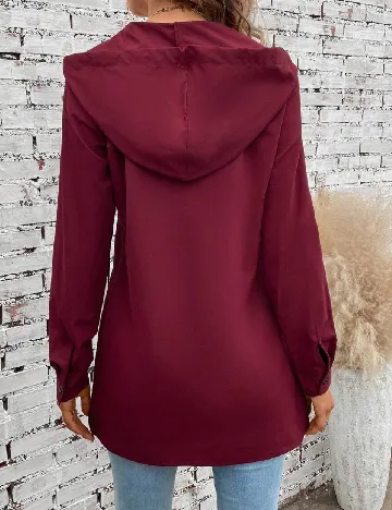Bluza Emery Rose, visiniu Rosu