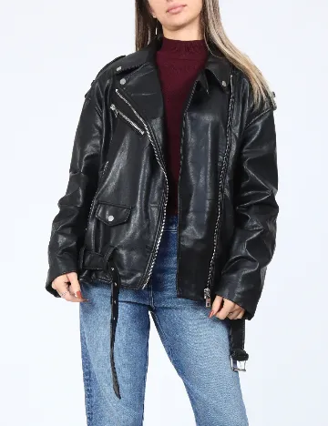 Jacheta Oversize Zara, negru Negru
