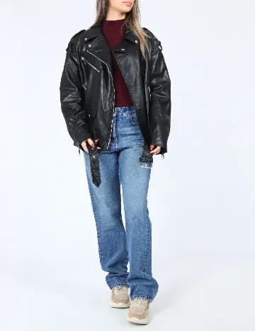Jacheta Oversize Zara, negru Negru