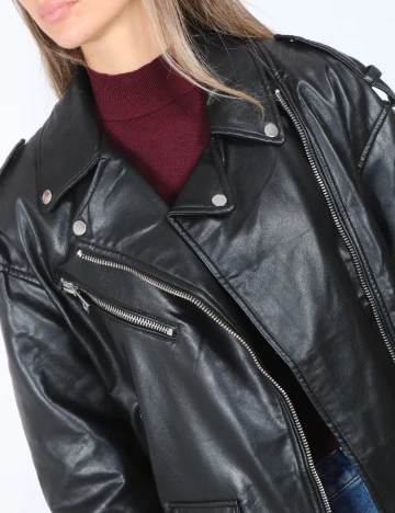 Jacheta Oversize Zara, negru Negru
