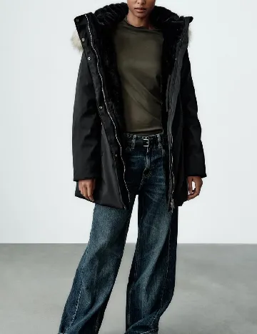 Geaca Zara, negru Negru