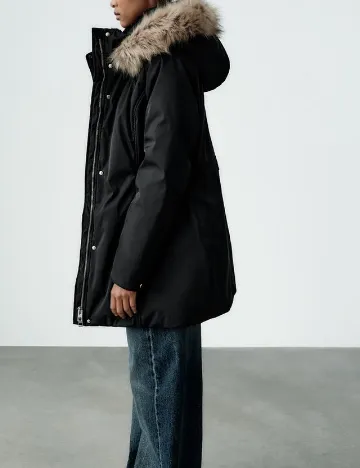 Geaca Zara, negru Negru