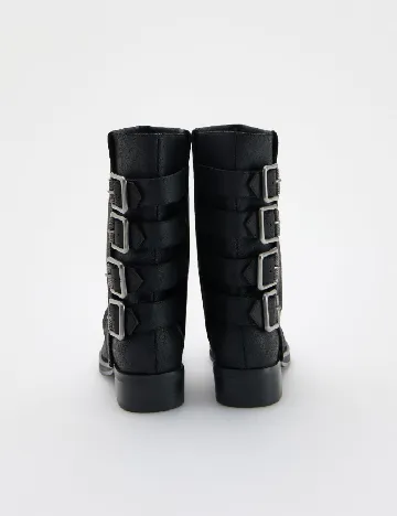 Cizme Reserved, negru Negru