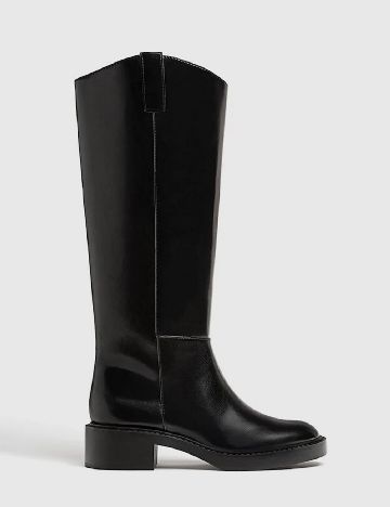 Cizme Stradivarius, negru