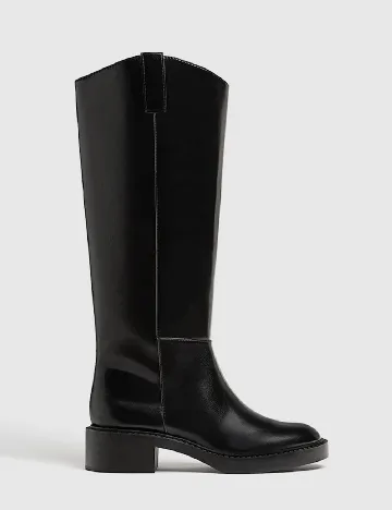Cizme Stradivarius, negru Negru