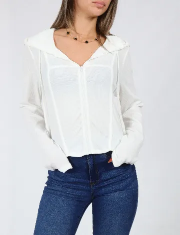 Bluza SHEIN, alb Alb
