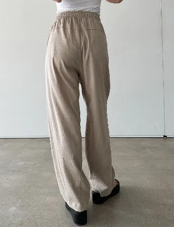 Pantaloni Dazy, crem Crem