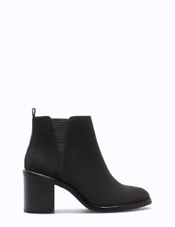 Botine Stradivarius, negru Negru
