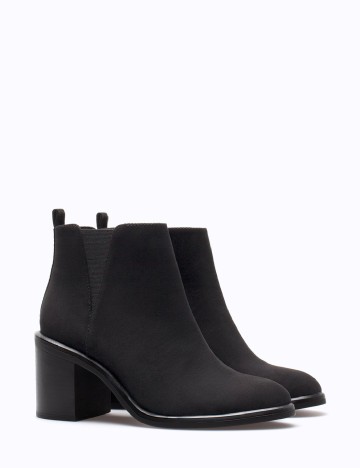 Botine Stradivarius, negru