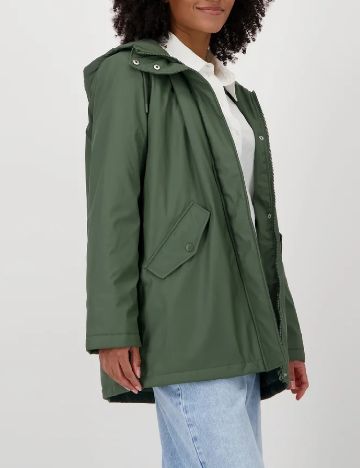 Geaca impermeabila Jacqueline de Yong, verde