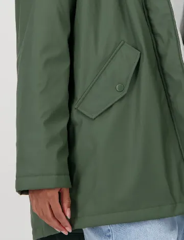 Geaca impermeabila Jacqueline de Yong, verde Verde