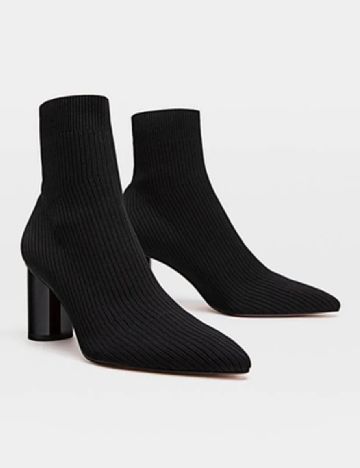 Botine Stradivarius, negru