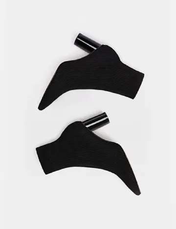 Botine Stradivarius, negru Negru