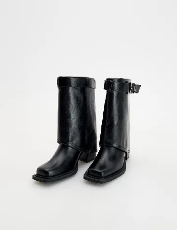 Cizme Reserved, negru Negru