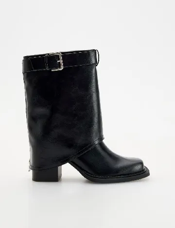 Cizme Reserved, negru Negru