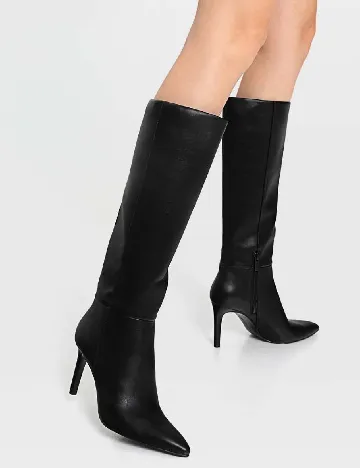 Cizme Stradivarius, negru Negru