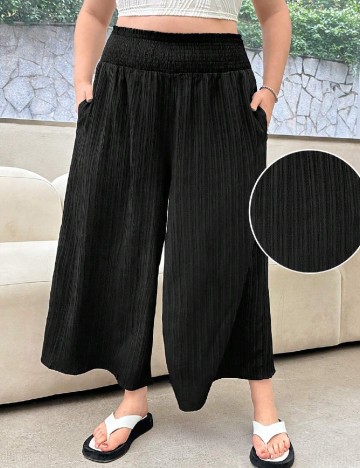 Pantaloni SHEIN CURVE, negru