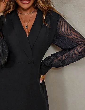 Rochie medie SHEIN, negru Negru