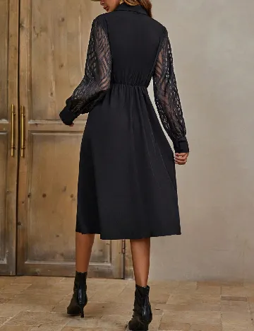 Rochie medie SHEIN, negru Negru