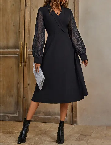 Rochie medie SHEIN, negru Negru