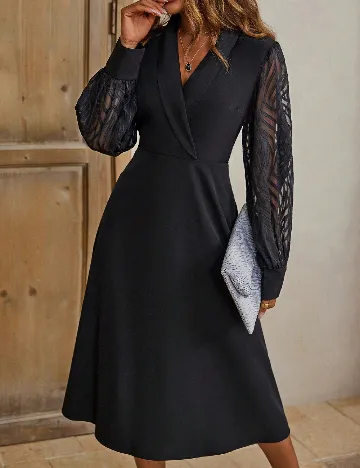 Rochie medie SHEIN, negru Negru